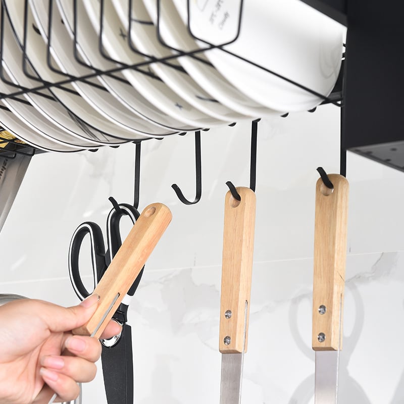 Escurridor modular sobre fregadero