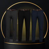 Kit 3 Pantalones en Seda Color Hielo y Elastano