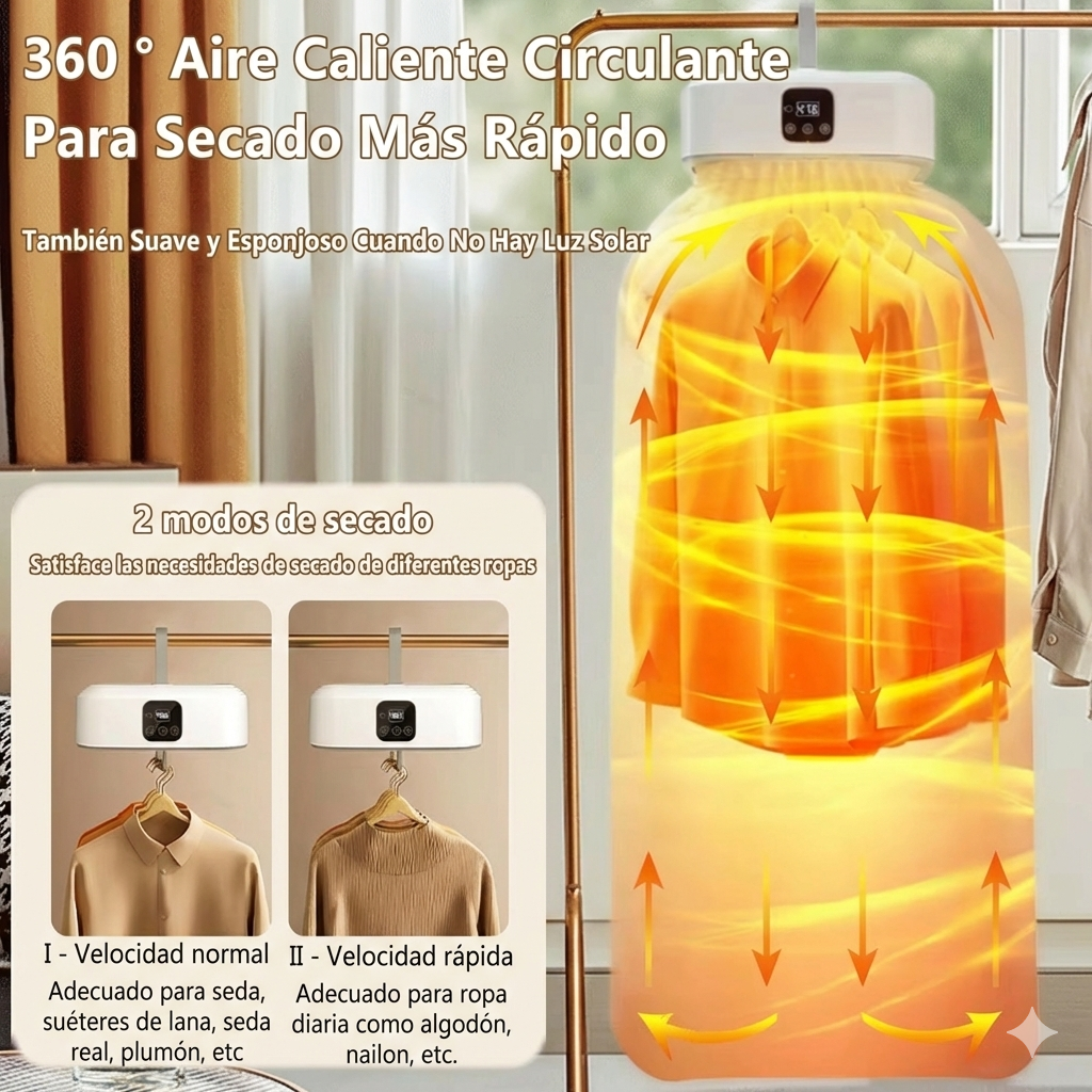 Secadora de ropa portátil multifuncional